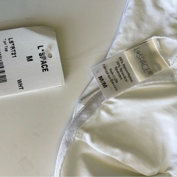 L*Space Tori Underwire Bikini Top WHITE - Picture 7 of 10